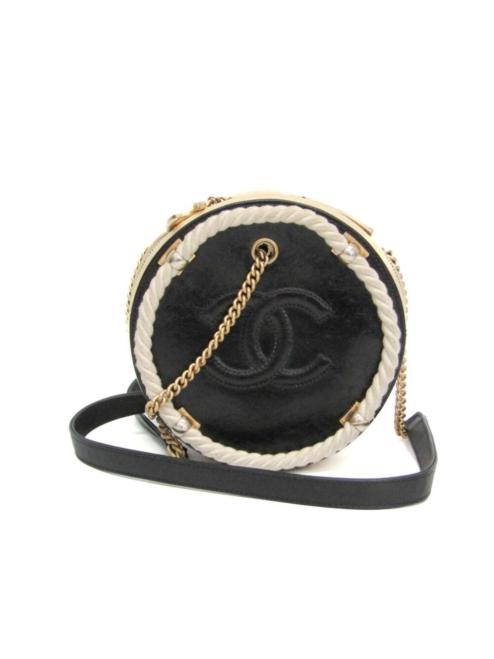 Chanel En Vogue Round Bag Crumpled #245758C17B